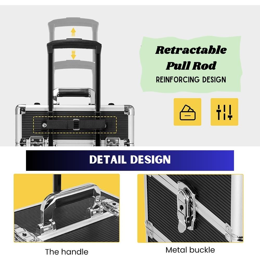Professional Makeup Rolling Case: image 4